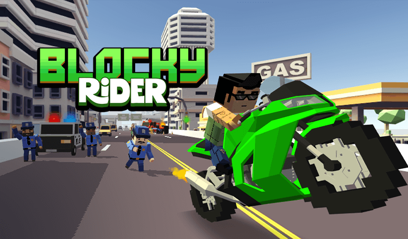 Blocky Rider game