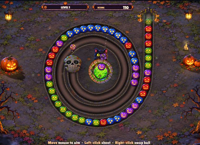 How to play Marble Shooter